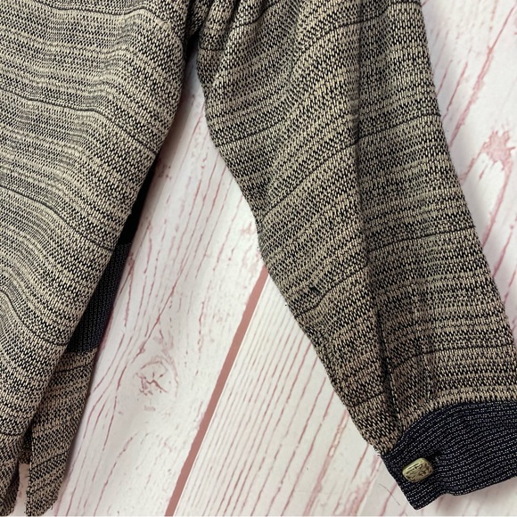 Vintage Saint Germain Woman 1X Button Shirt Mixed Media USA Unique Buttons Flaws - Picture 11 of 14